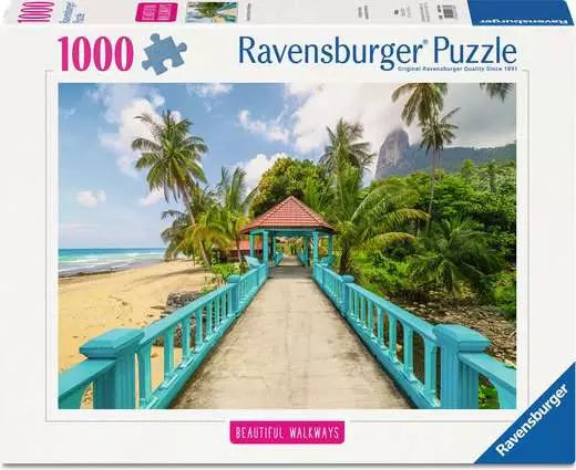 DMG Ravensburger Beautiful Walkways - Colorful Bridge in Malaysia (1000pcs) (DAMAGED BOX)
