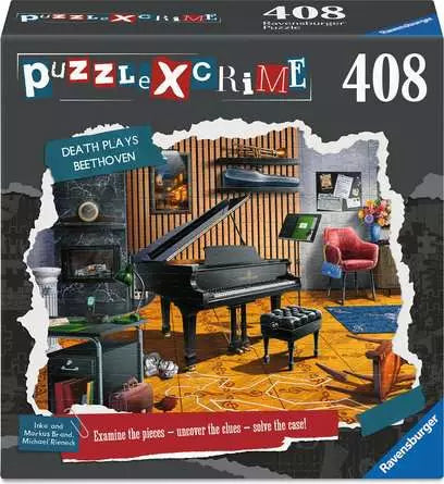 Puzzle Ravensburger x Crime - La mort joue du Beethoven (408 pièces)