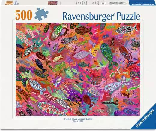 Ravensburger Fish in Fuchsia (500pcs)
