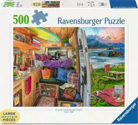 PFG Ravensburger Rig Views (500 large pcs) (Usage/Used - PUZZLES FOR GOOD)