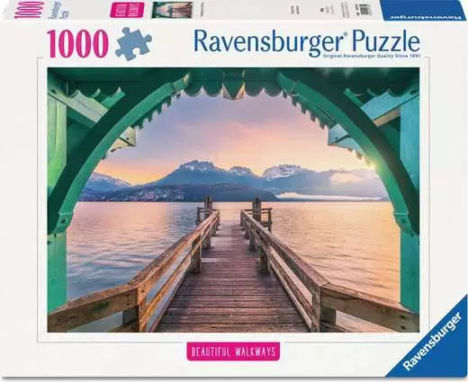 Ravensburger Belles passerelles - Pont romantique au Lac d'Annecy (1000 pièces)