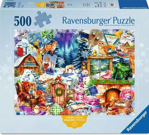 Ravensburger Village de montagne en hiver (500 grandes pièces)