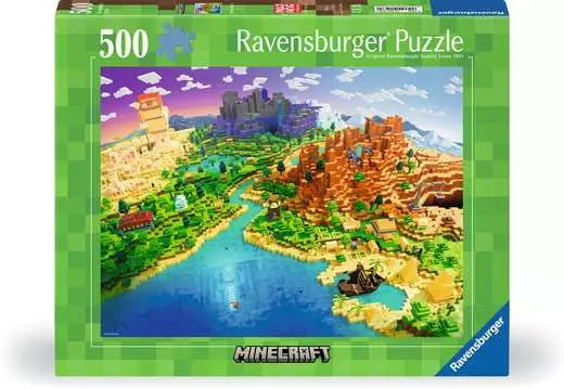 Ravensburger Le Monde de Minecraft (500 pièces)