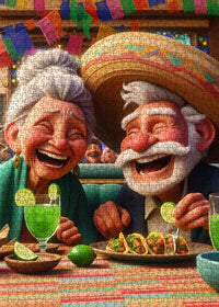 Playful Seniors - Joyful Taco Feast Elders (1000pcs)