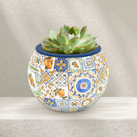 3D Puzzle Planter - Retro Tiles