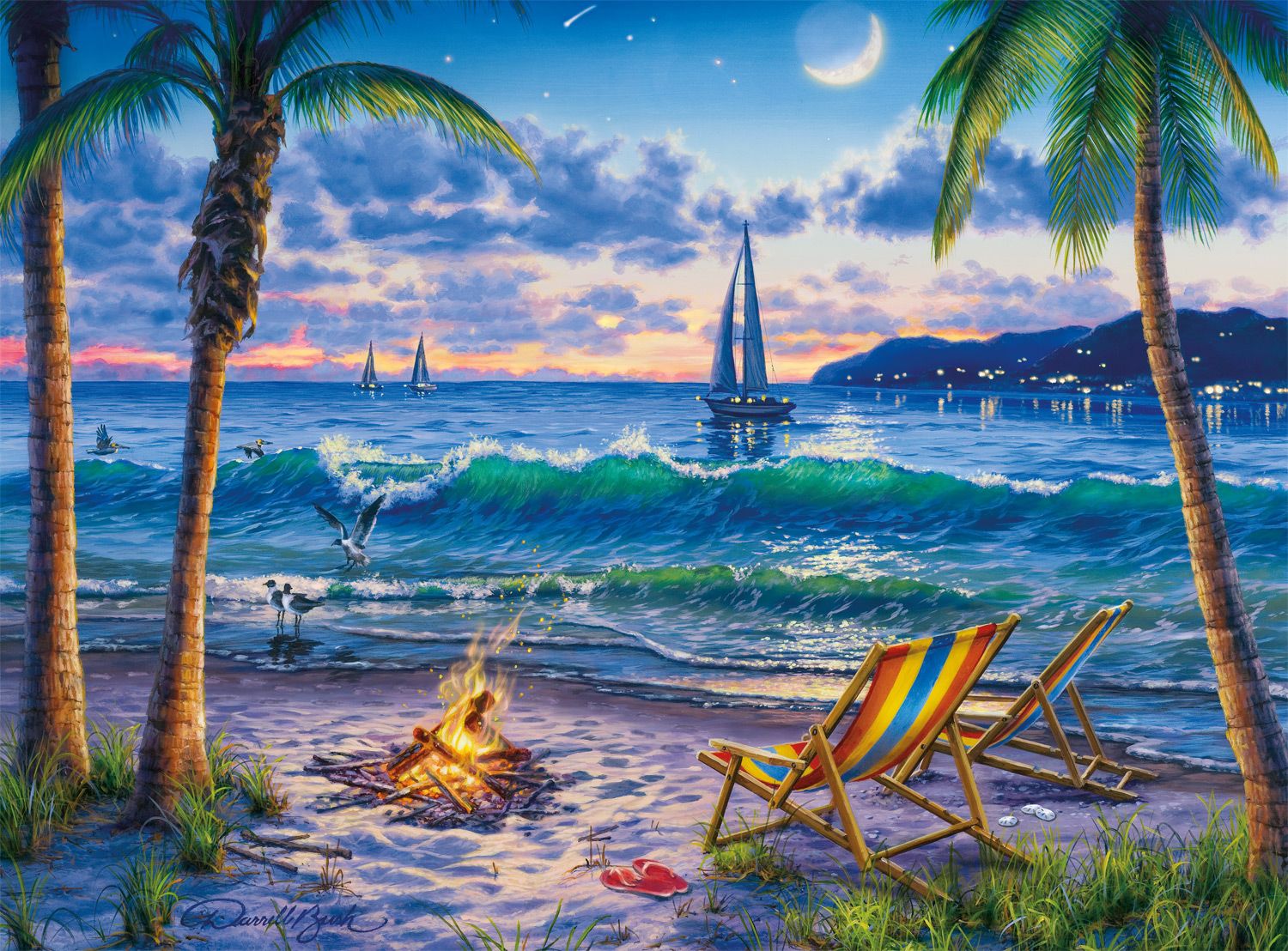 PFG Coastal Twilight, Darrell Bush (Usage/Used - PUZZLES FOR GOOD)