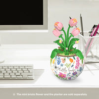 Mini Bricks Potted Plant - Tulip (317pcs)