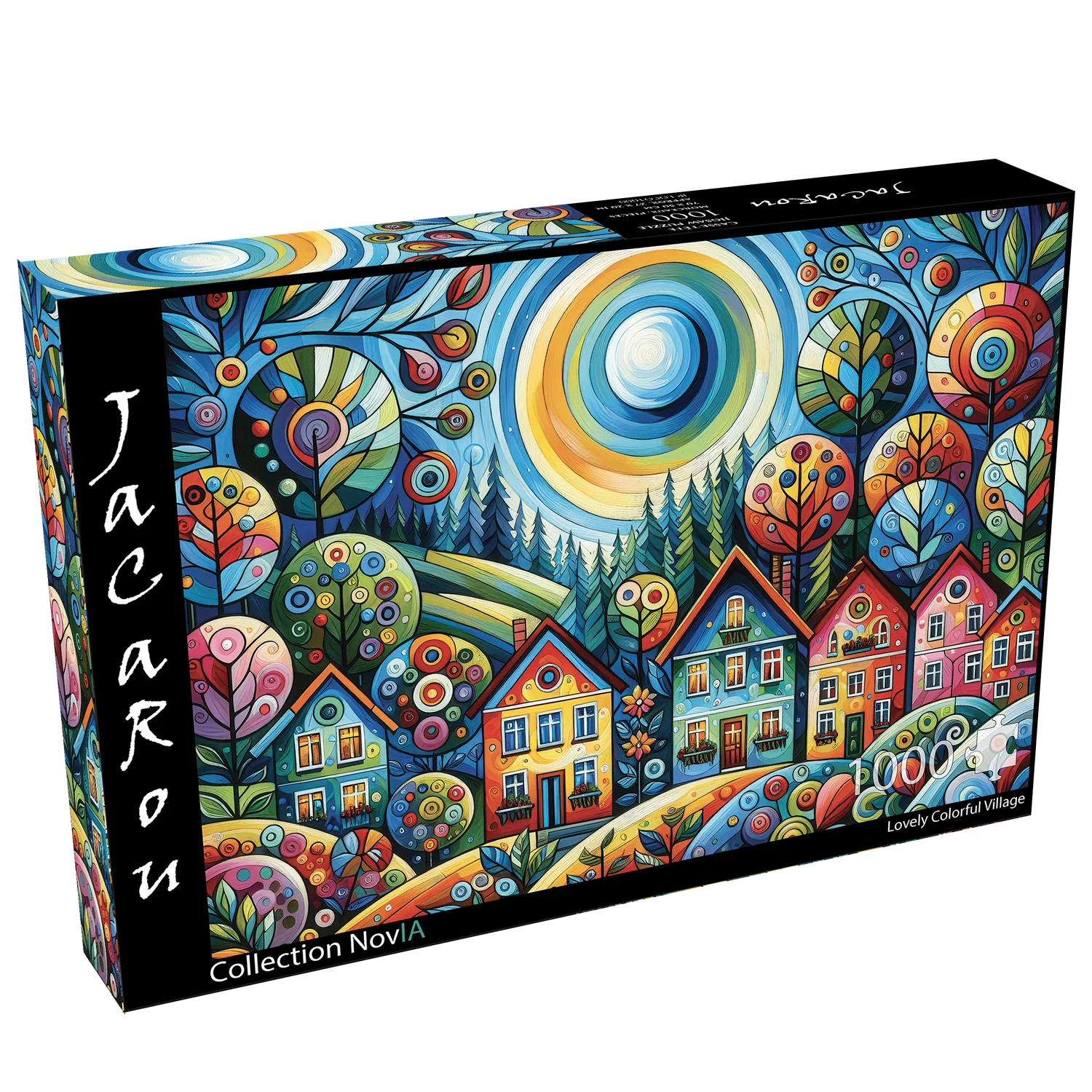 Beau village coloré - Collection Novia (1000pcs)