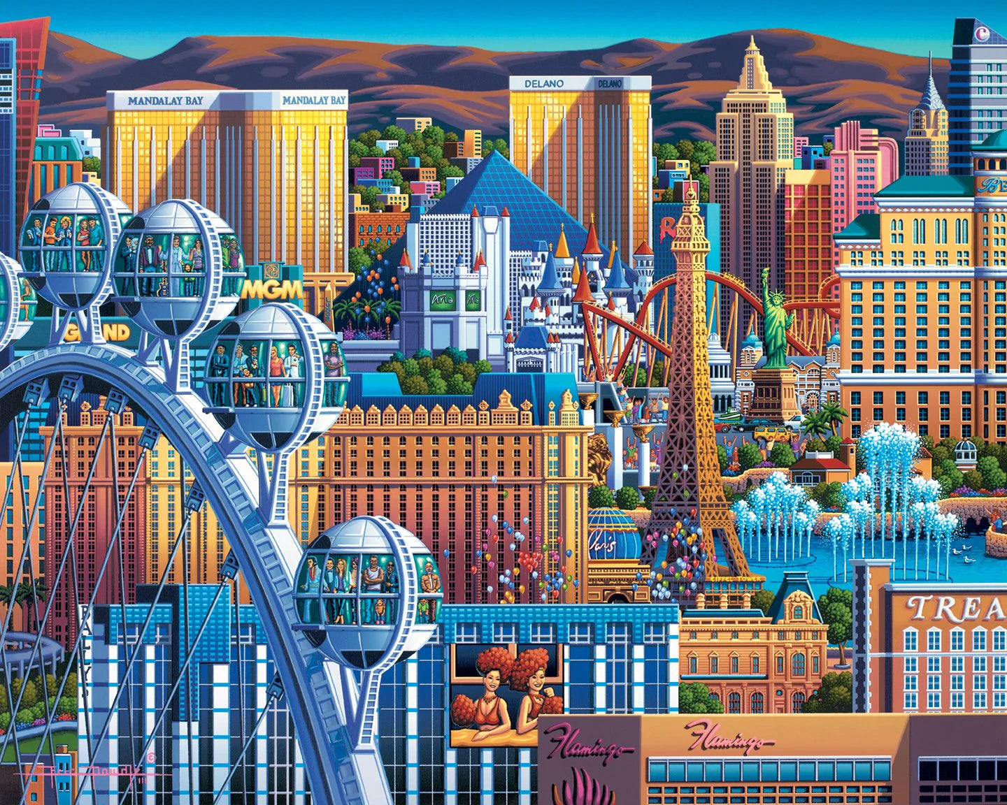 Las Vegas Great Wheel (500pcs)