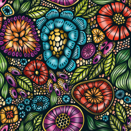 MINI Doodle: Flowers (72pcs)