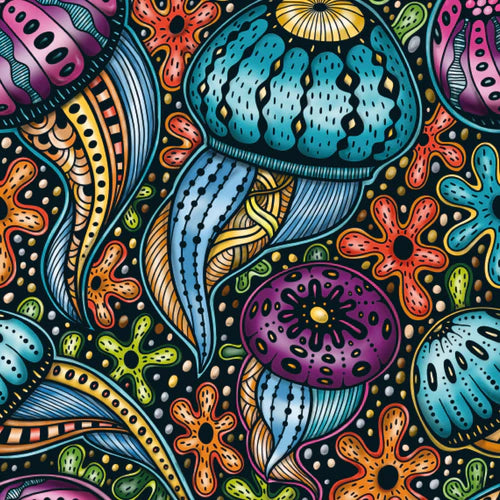 MINI Doodle: Jellyfish (72pcs)