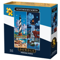 Lighthouses North - Puzzle personnel (210pcs)