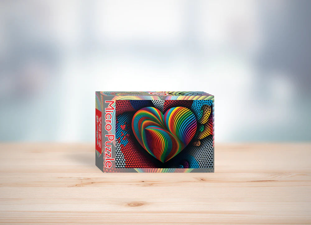 Mini Rainbow Heart (99pcs)