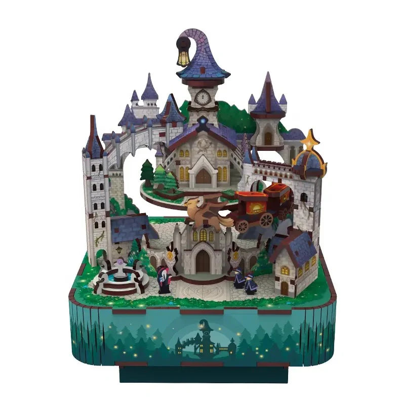 Music Box - Magical Castle (Wood)