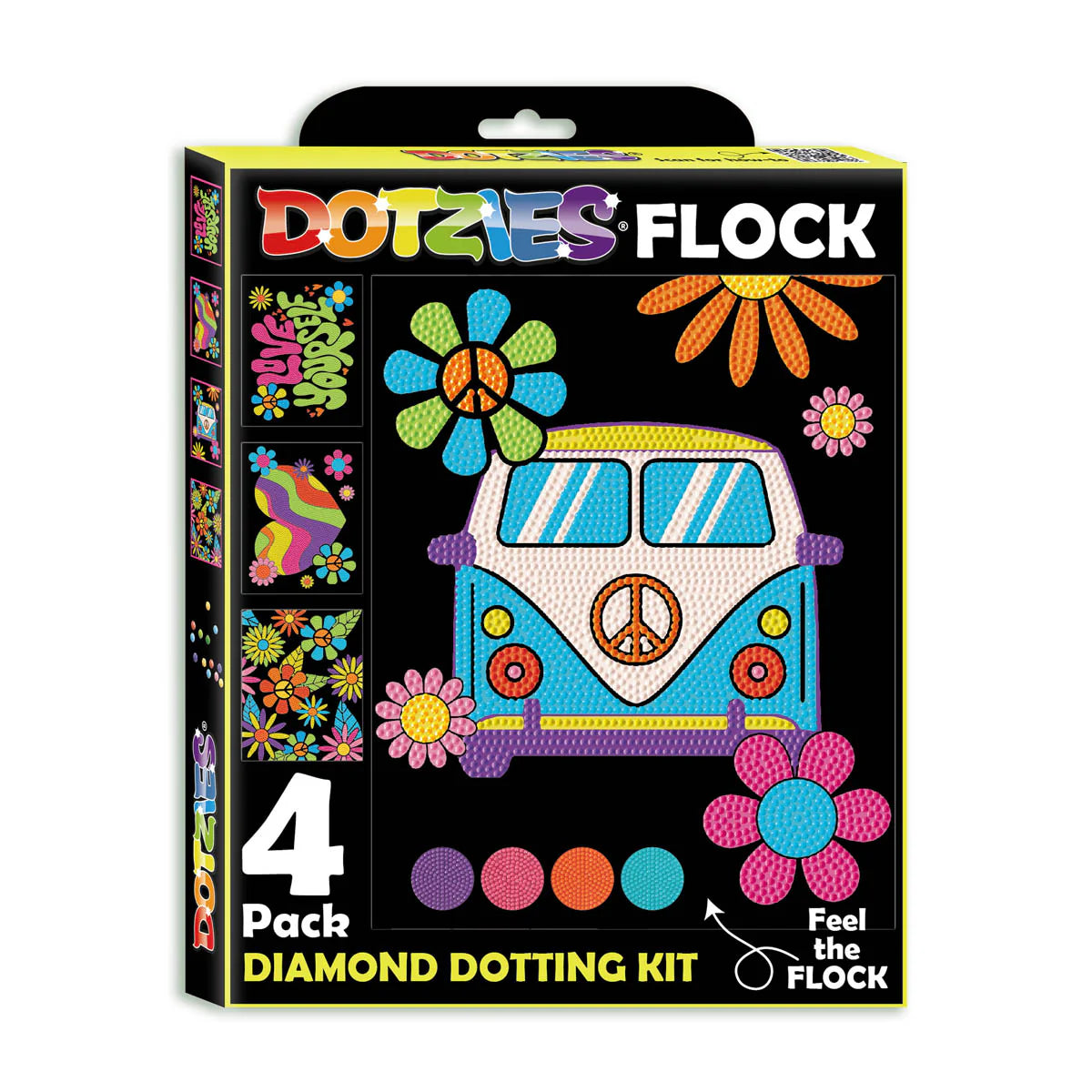 Dotzies Flock - Neon Peace &amp; Love 