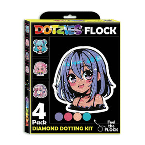 Dotzies Flock - Filles d'anime néon 