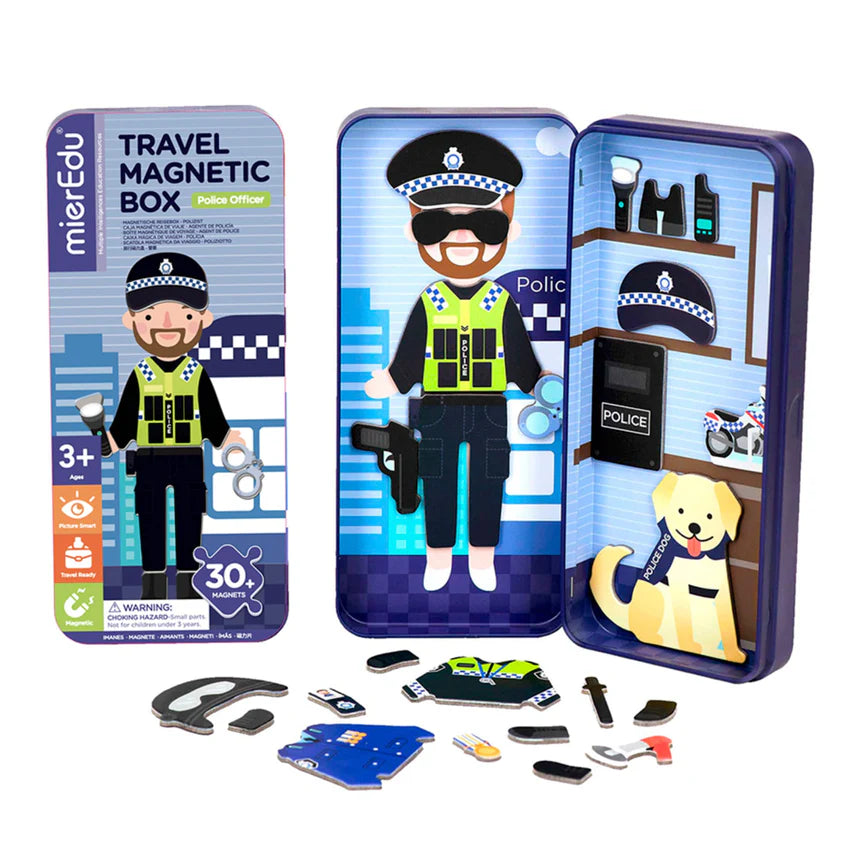 Magnetic Travel Tin - Policeman / Policier