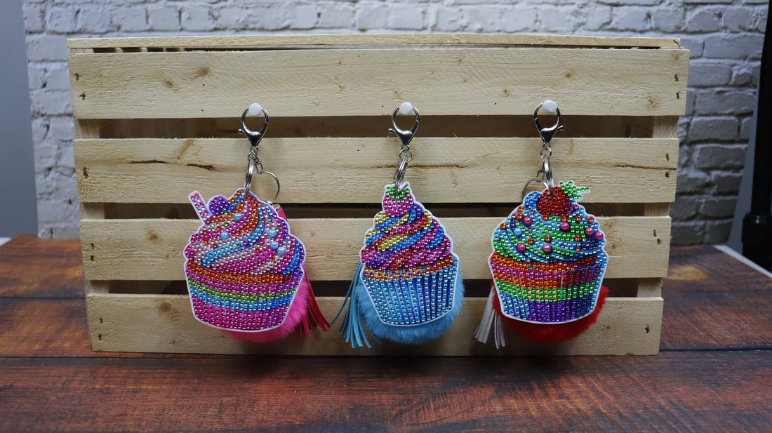 Kit de peinture diamant - Cupcakes à faire soi-même