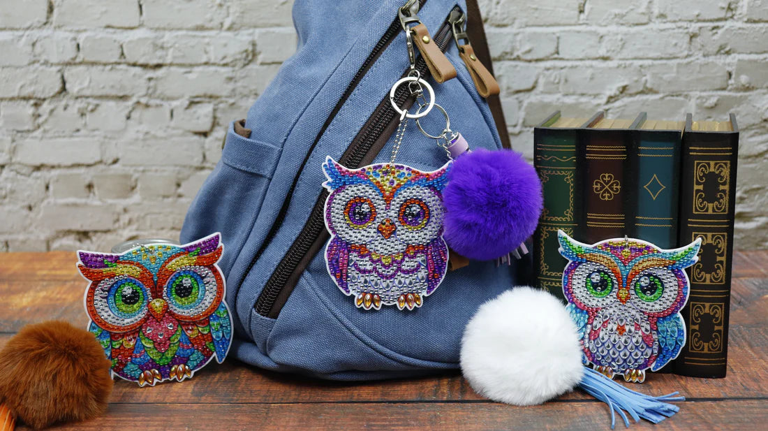 Diamond Painting - Colorful Owls DIY Kit