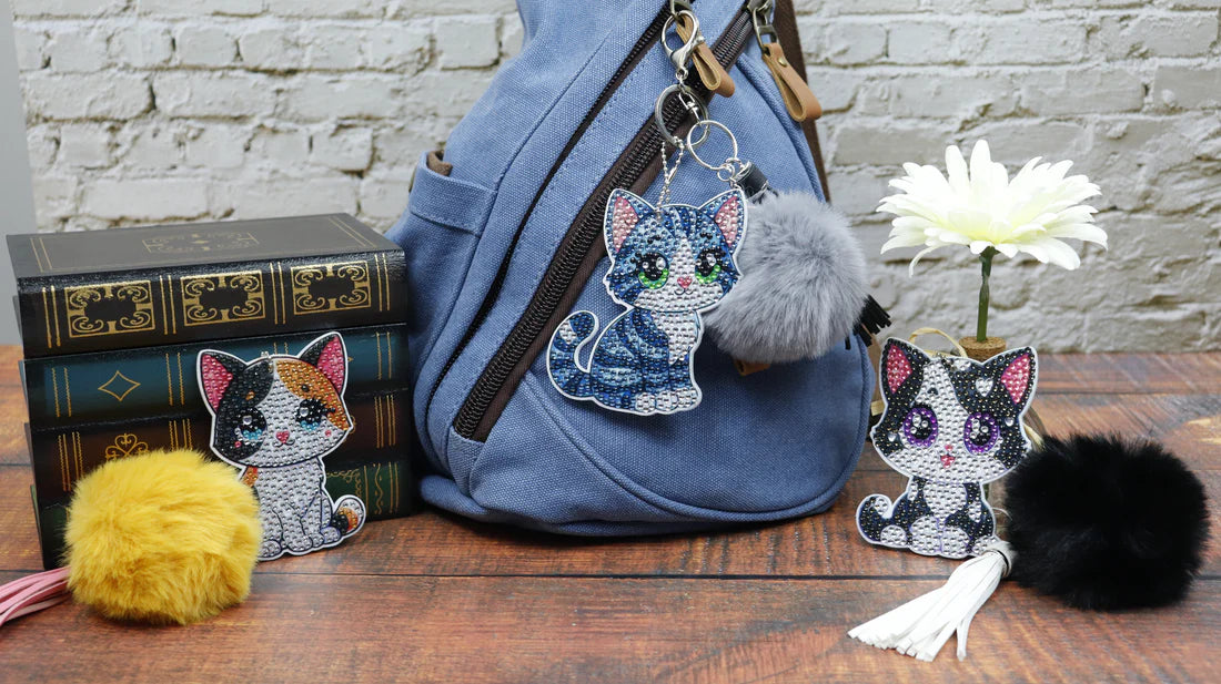 Kit de peinture diamant - Chats mignons à faire soi-même
