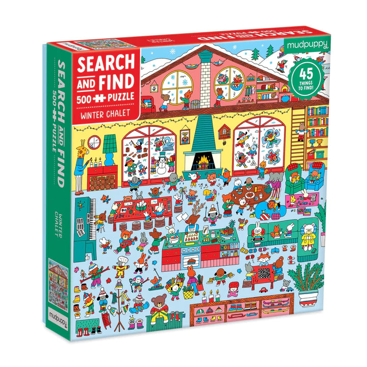 Recherche et recherche - Chalet d'hiver (500pcs)