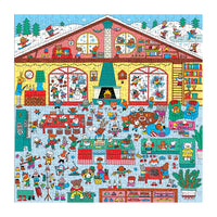 Recherche et recherche - Chalet d'hiver (500pcs)