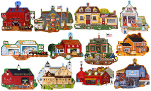 Mini Shaped - 12 Main Street Puzzles