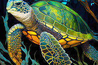 Marine life - Sea Turtle - MicroPuzzle