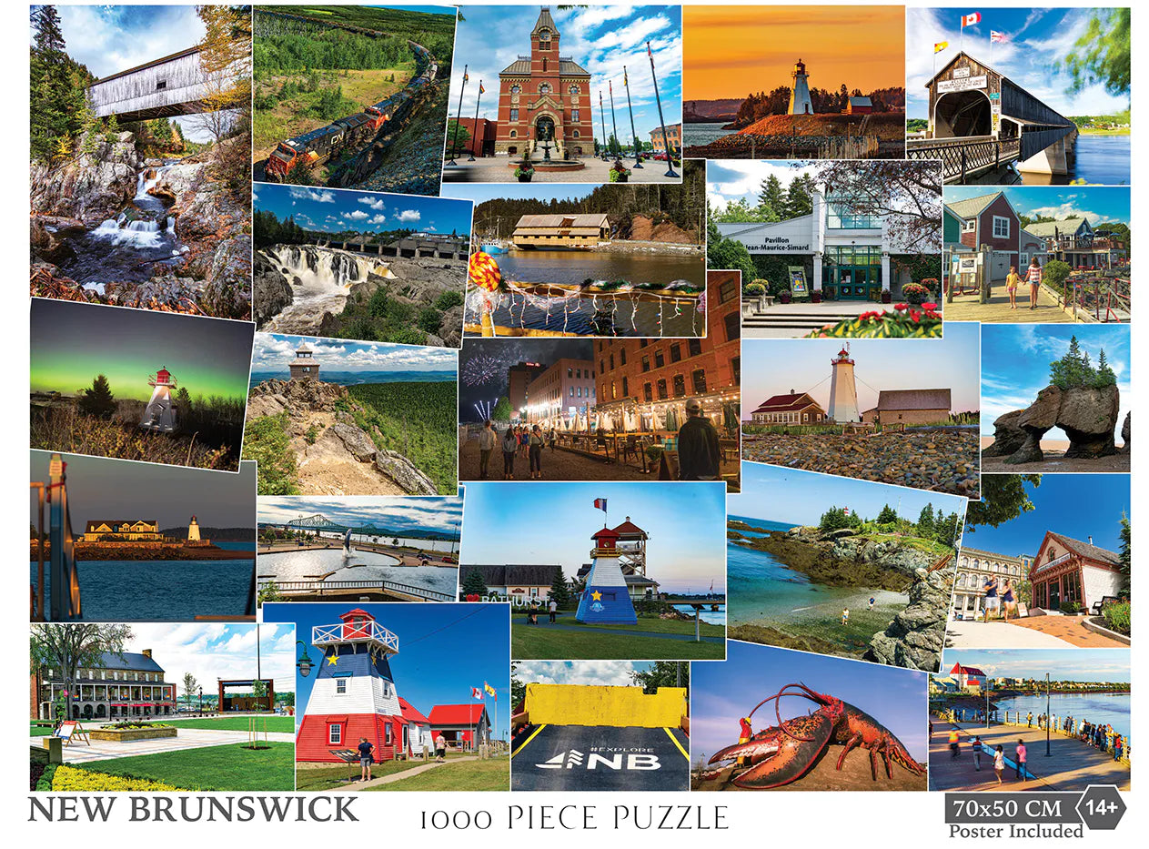 Collage du Nouveau-Brunswick (1000 pièces)