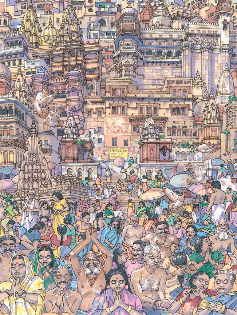 Vibrant Varanasi, Max Tilse (1000pcs)