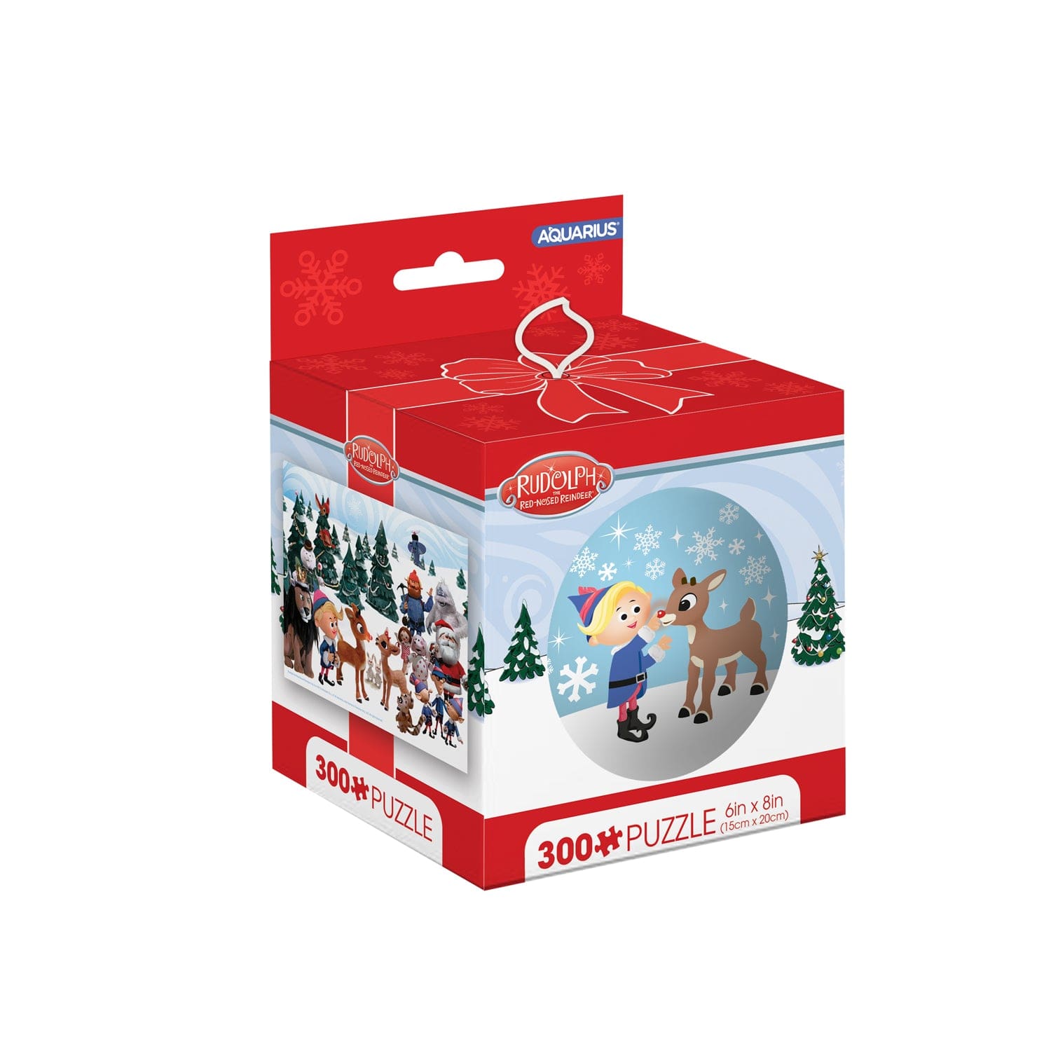 Ornament - Rudolph (Tin Globe) (300pcs)