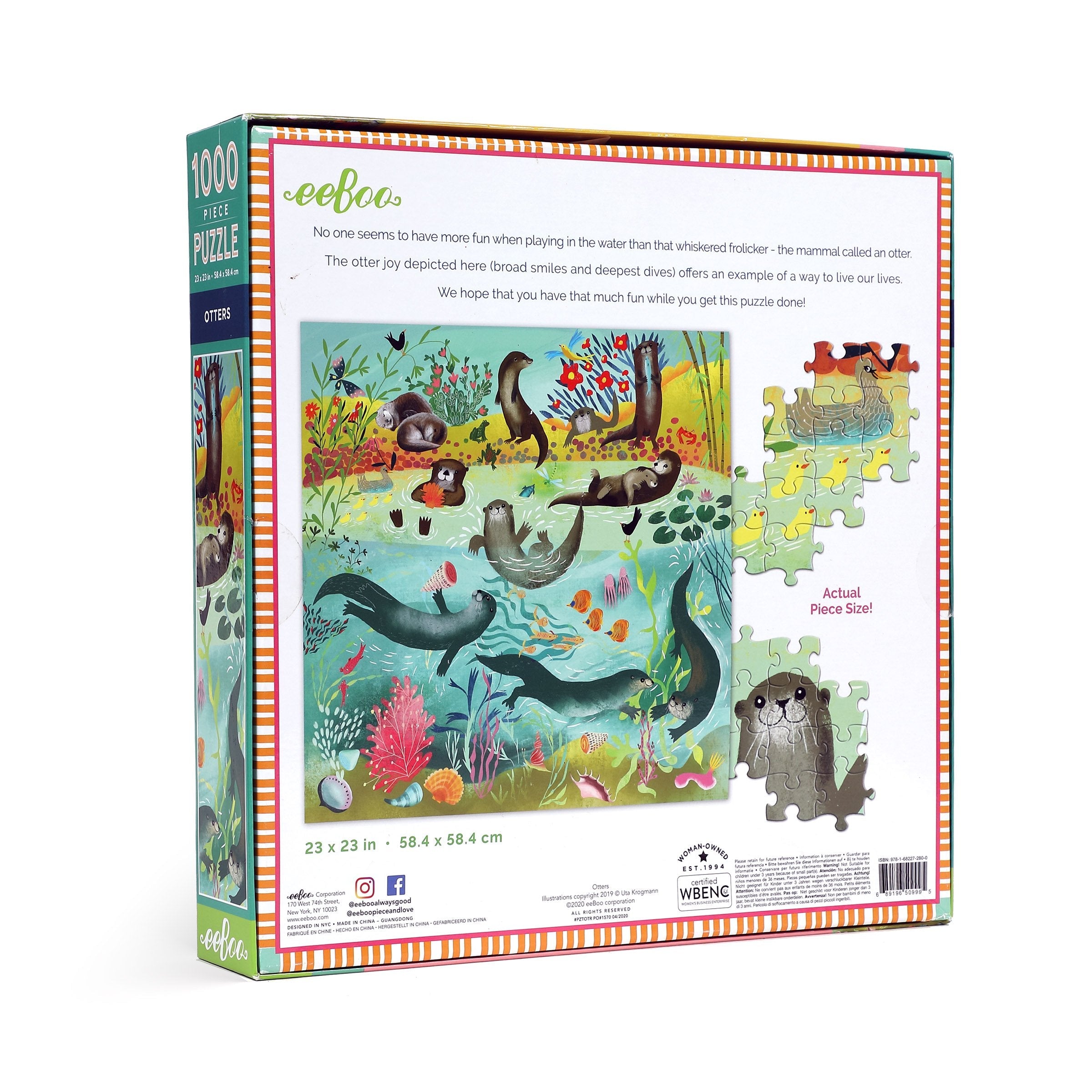 Buy Otters, uta krogmann (1000pcs) Puzzle | Jigsaw Jungle