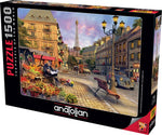 PFG Paris Street Life, Dominic Davison (1500pcs) (utilisation / utilisée - puzzles pour de bon)