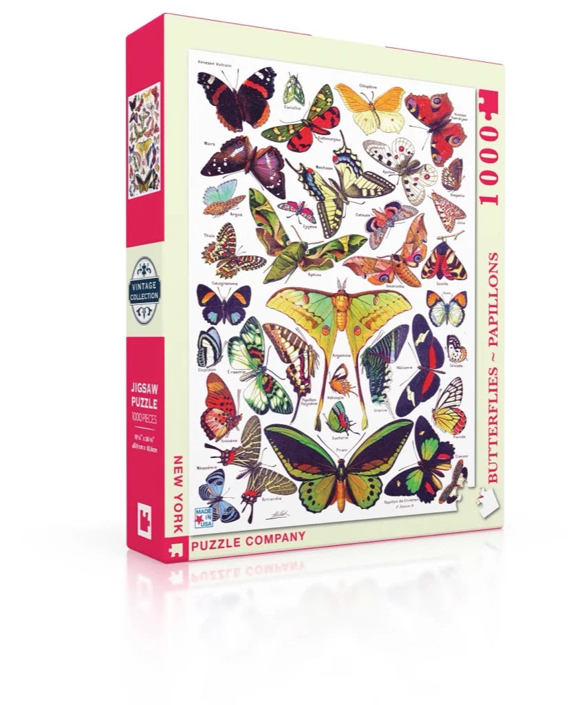 Vintage Collection - Butterflies / Papillons (1000pcs)