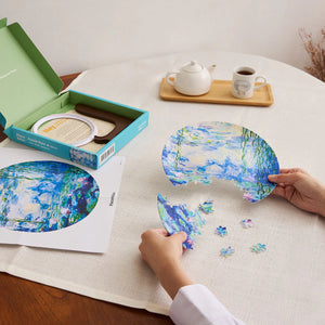 Assiette puzzle 3D - Nymphéas, Monet