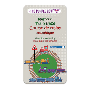 Magnetic Travel Tin - Train Race/Course de trains