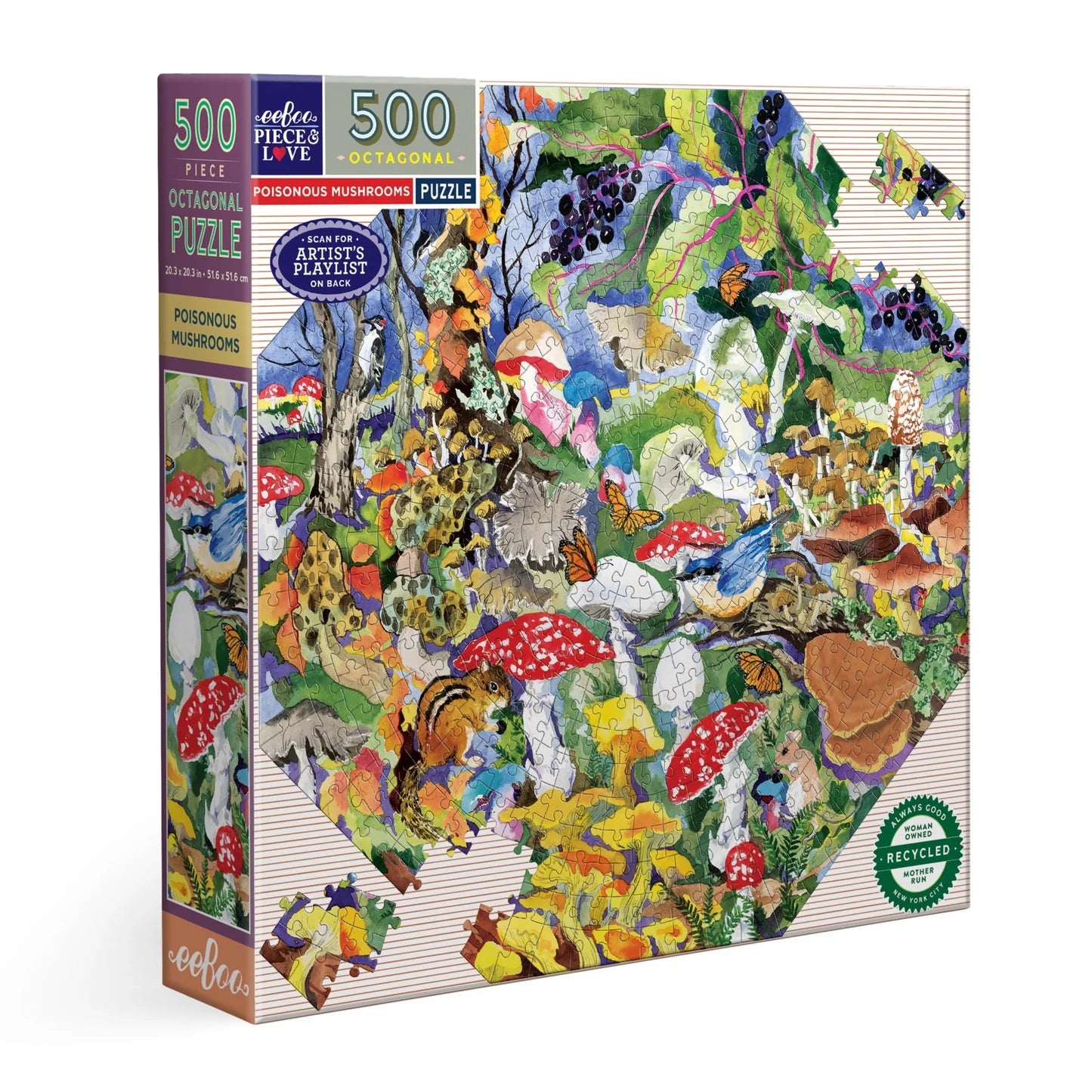 Poisonous Mushrooms (500pcs) (OCTAGON)