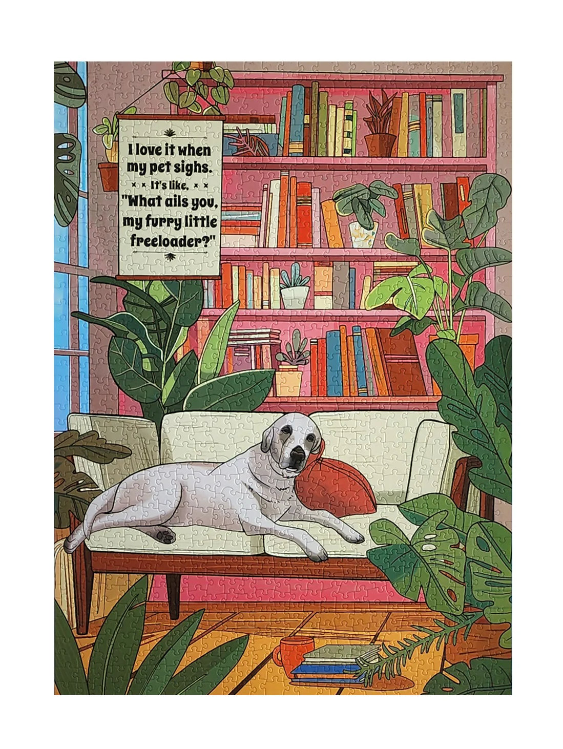Love it When My Pet Sighs... Furry Little Freeloader (1000pcs)