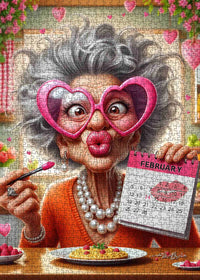 Playful Seniors - Playful February Love Granny (1000pcs)