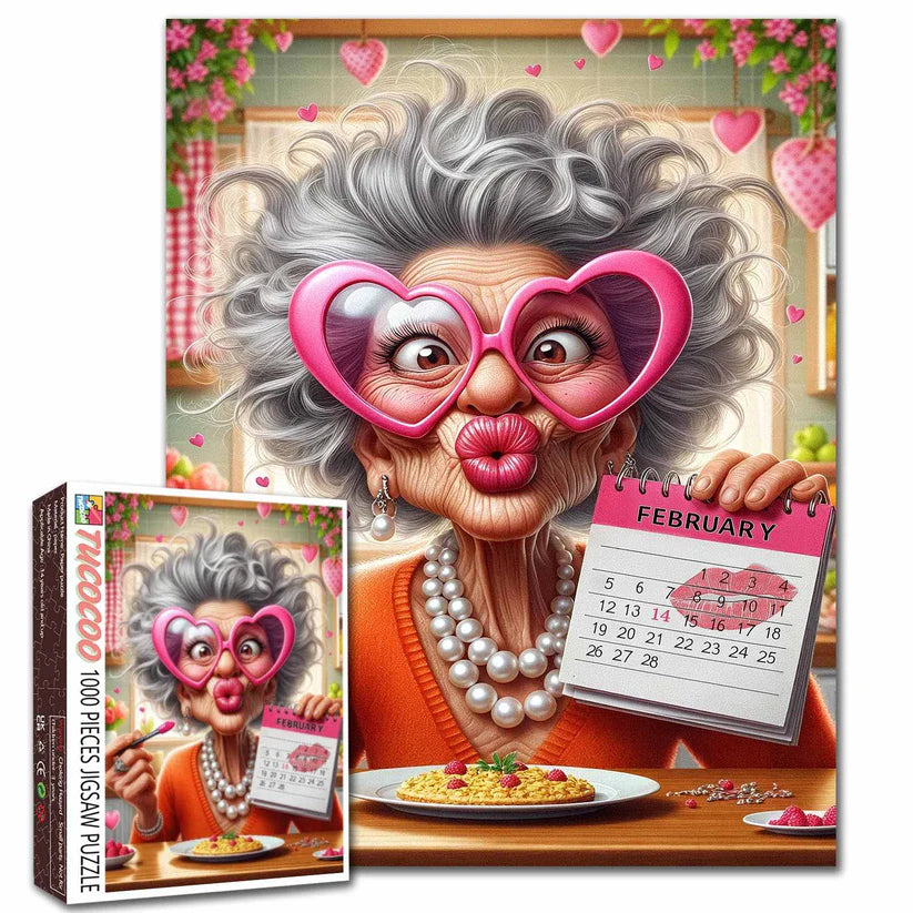 Playful Seniors - Playful February Love Granny (1000pcs)