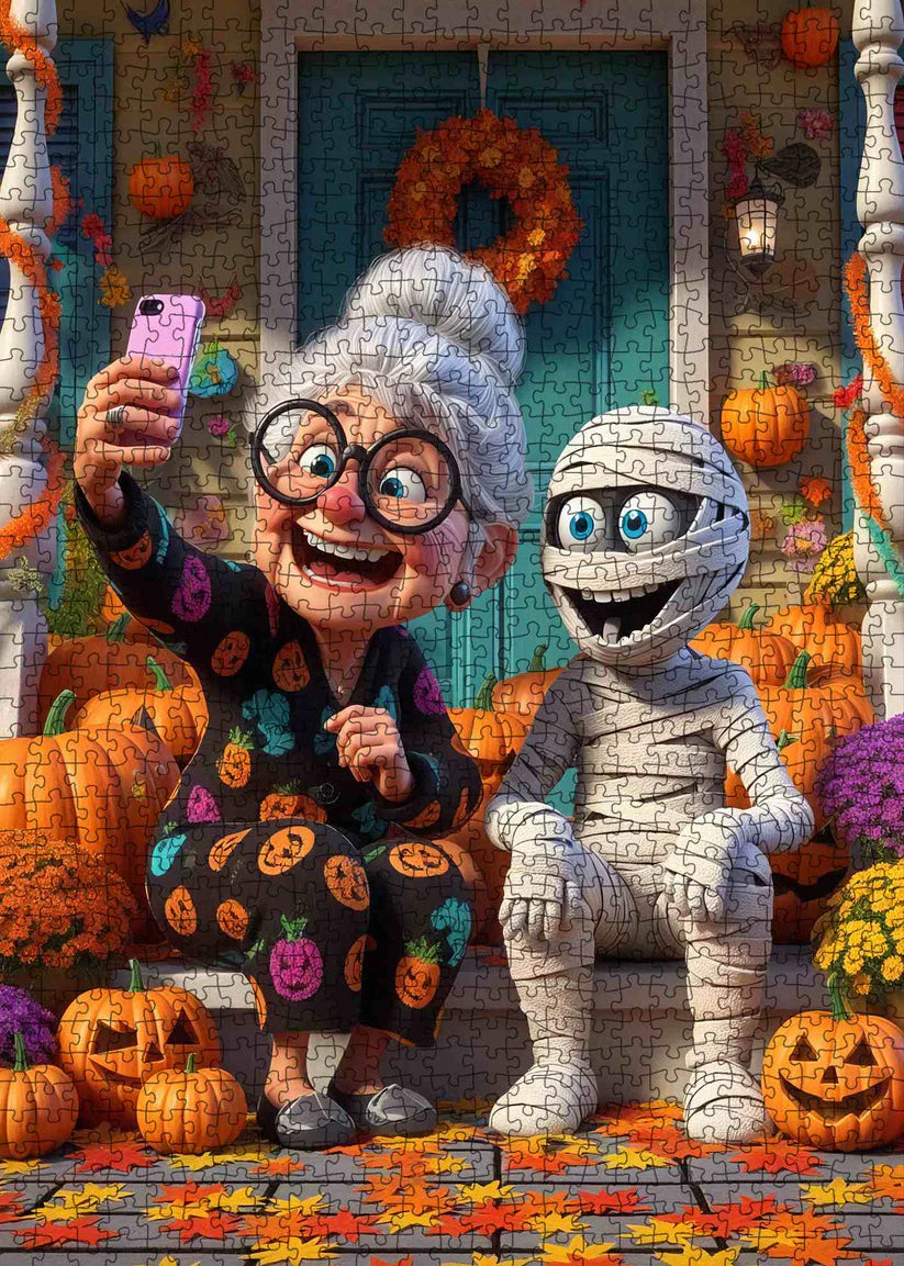 Playful Seniors - Playful Granny and Mummy Selfie (1000pcs)