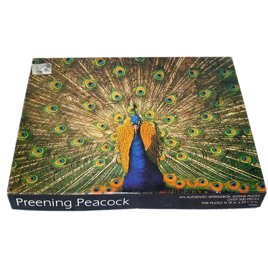 PFG Preening Peacock (1000pcs) (Usage/Used - PUZZLES FOR GOOD)
