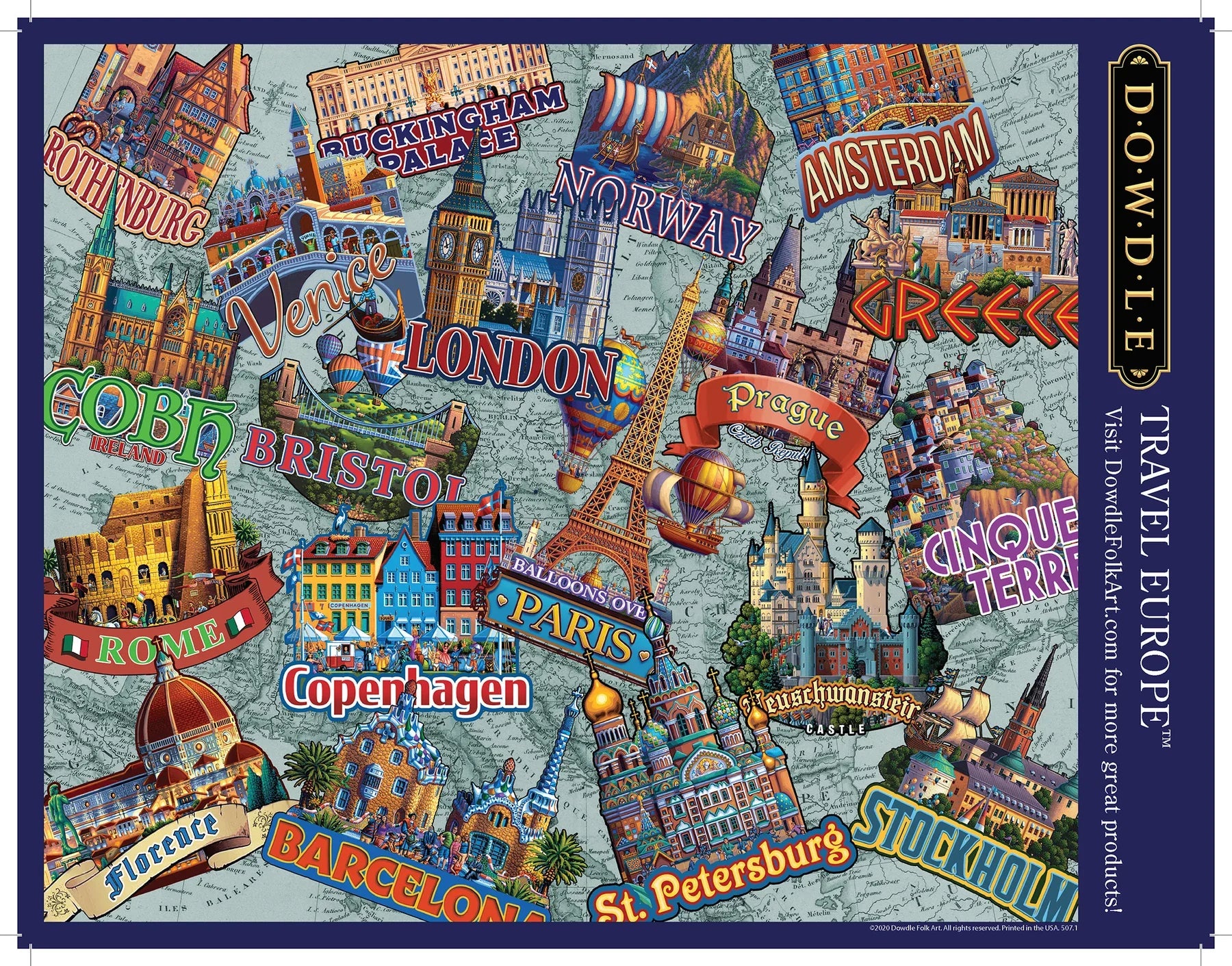 Dowdle Travel Europe (300pcs)