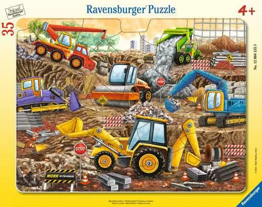 Ravensburger Work on the Construction Site (35pcs) (TRAY)