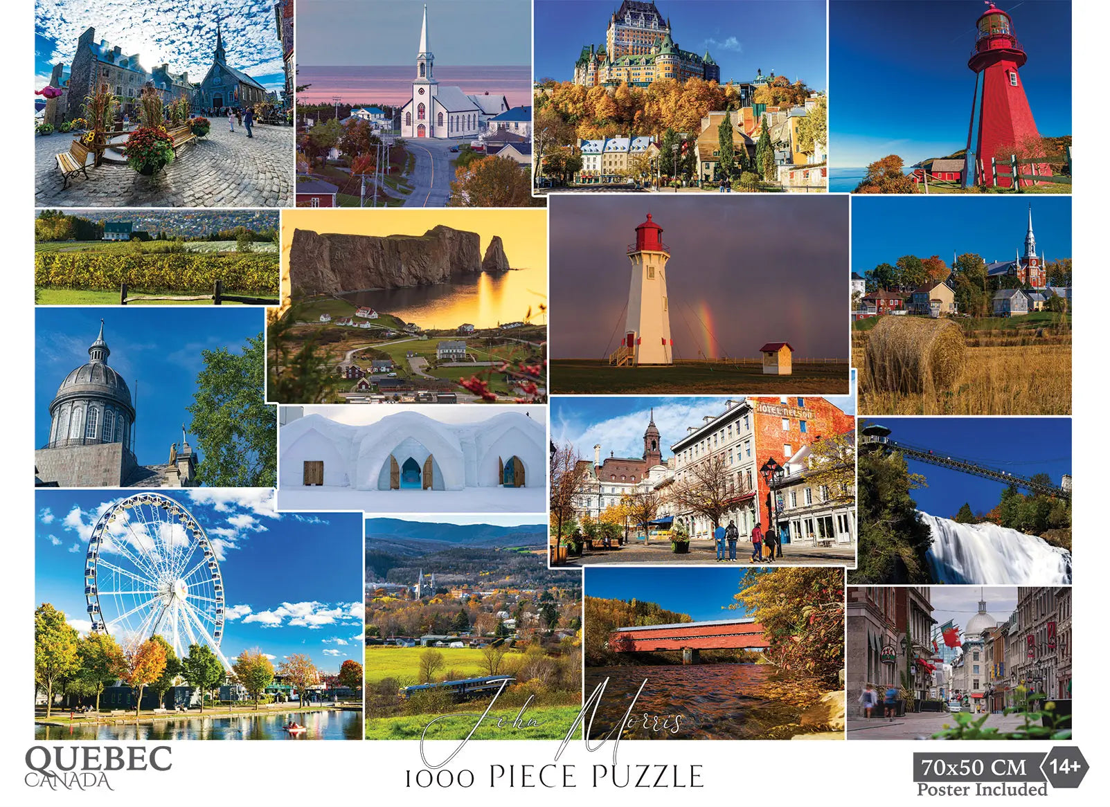 Collage Québec (1000 pièces)