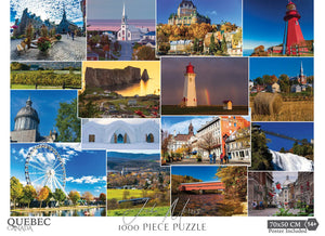 Collage Québec (1000 pièces)