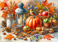 Diamond Painting - Rustic Autumn Arrangement