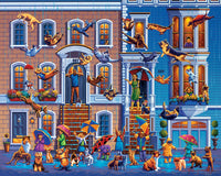 Les chats et les chiens pleuvants (500pcs)