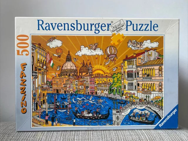 PFG Ravensburger Fazzino Love in Venice (500pcs) (Usage/Used - PUZZLES FOR GOOD)