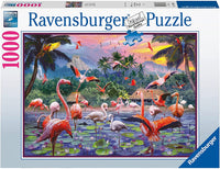 Flamingos roses Ravensburger (1000pcs)